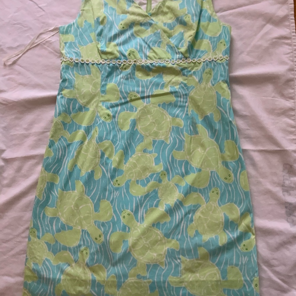 Lilly Pulitzer Shift- Turtle Pattern